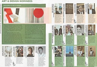 TimeOut - Art & Design Nominees